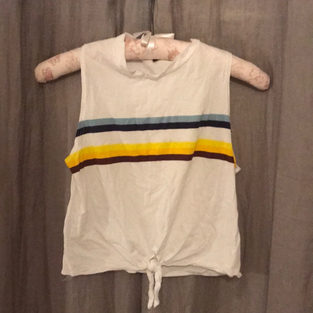 stripped crop top!